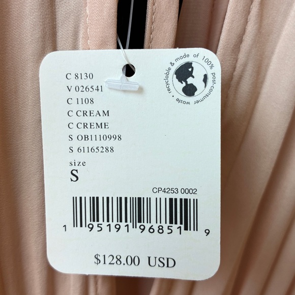 Free People Arzel Cream Mini Dress, Small. NWT - Picture 9 of 9